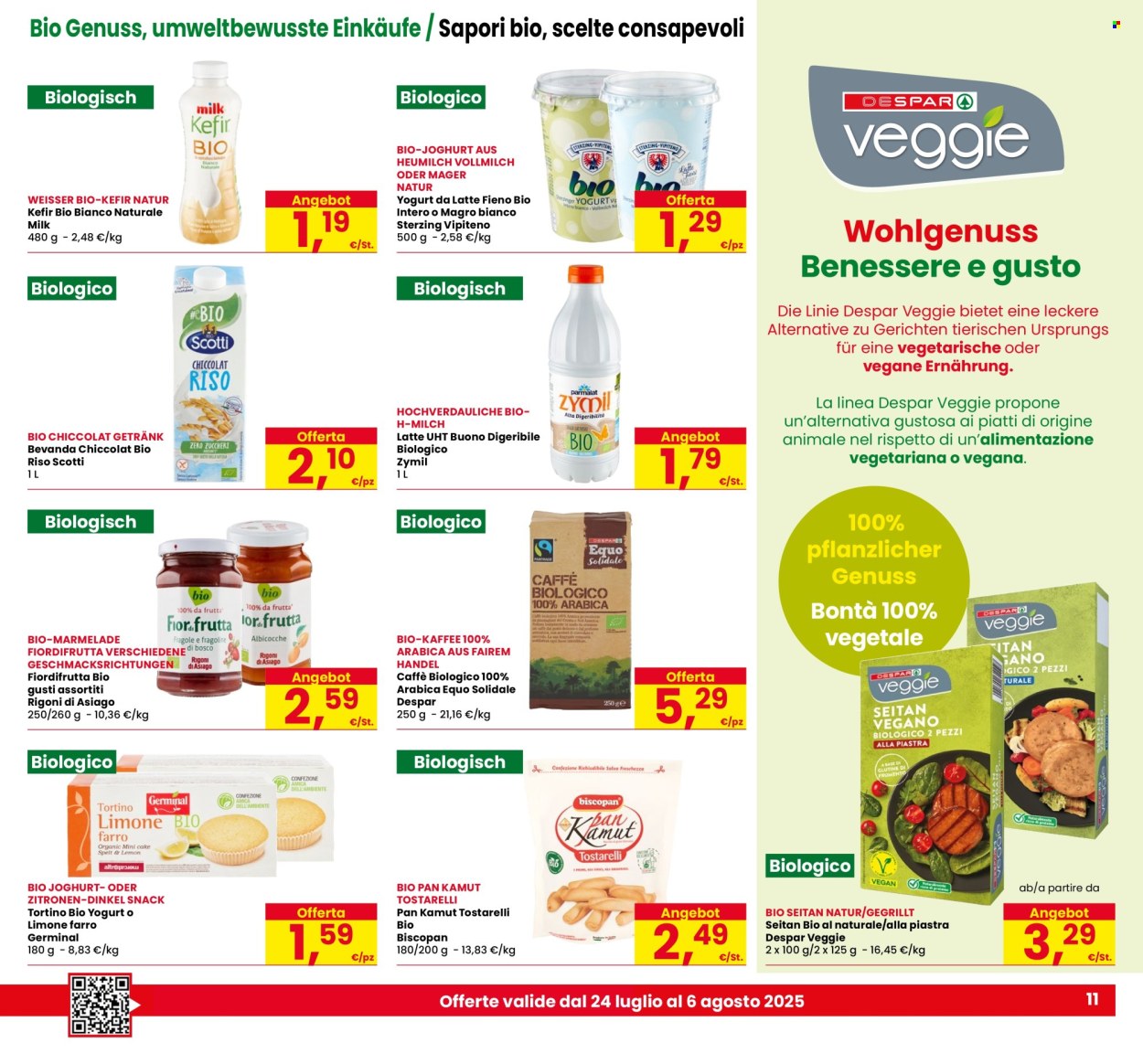 Volantino Eurospar - 24/7/2025 - 6/8/2025. Pagina 11