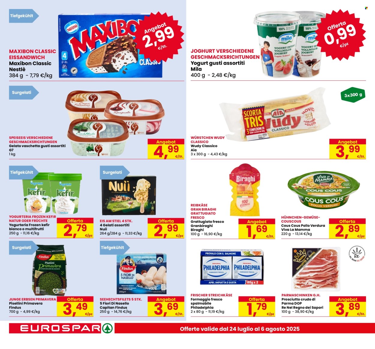 Volantino Eurospar - 24/7/2025 - 6/8/2025. Pagina 14
