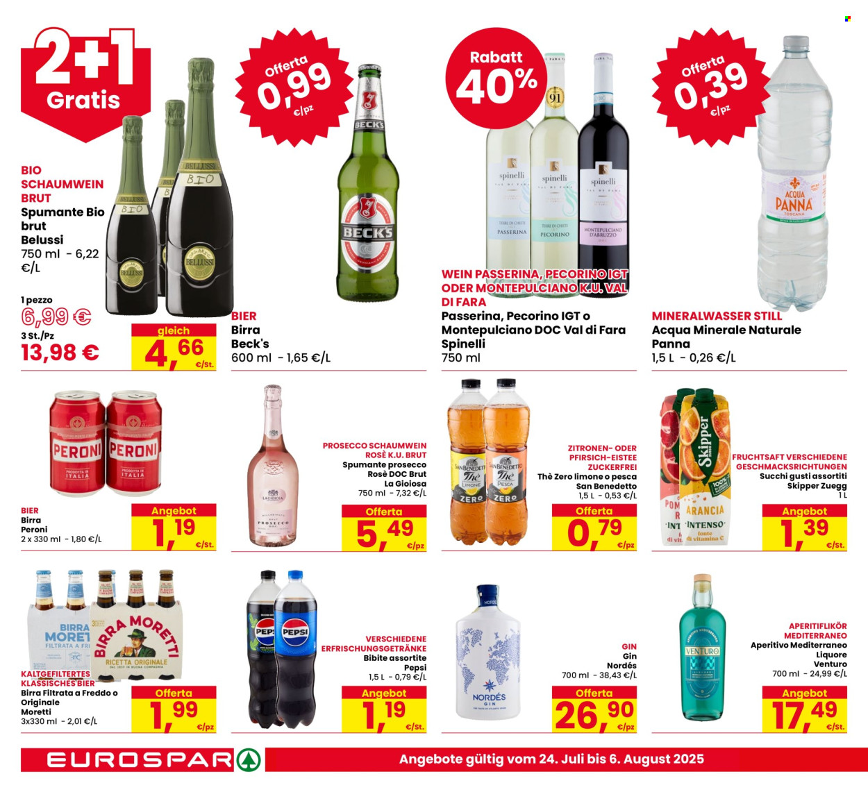 Volantino Eurospar - 24/7/2025 - 6/8/2025. Pagina 20