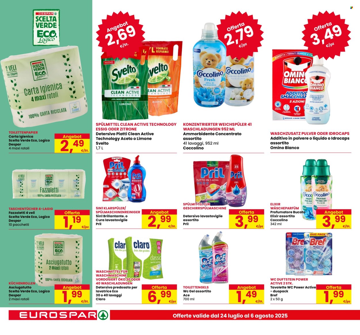 Volantino Eurospar - 24/7/2025 - 6/8/2025. Pagina 22