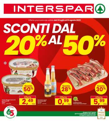 Volantino Interspar - 31/7/2025 - 13/8/2025.
