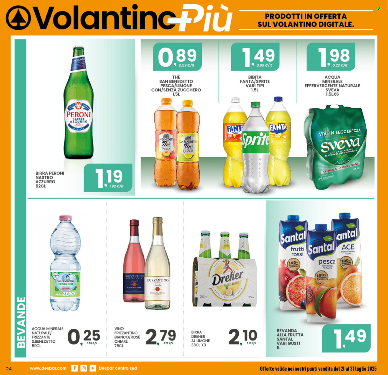 Volantino Despar - 21/7/2025 - 31/7/2025. Pagina 22