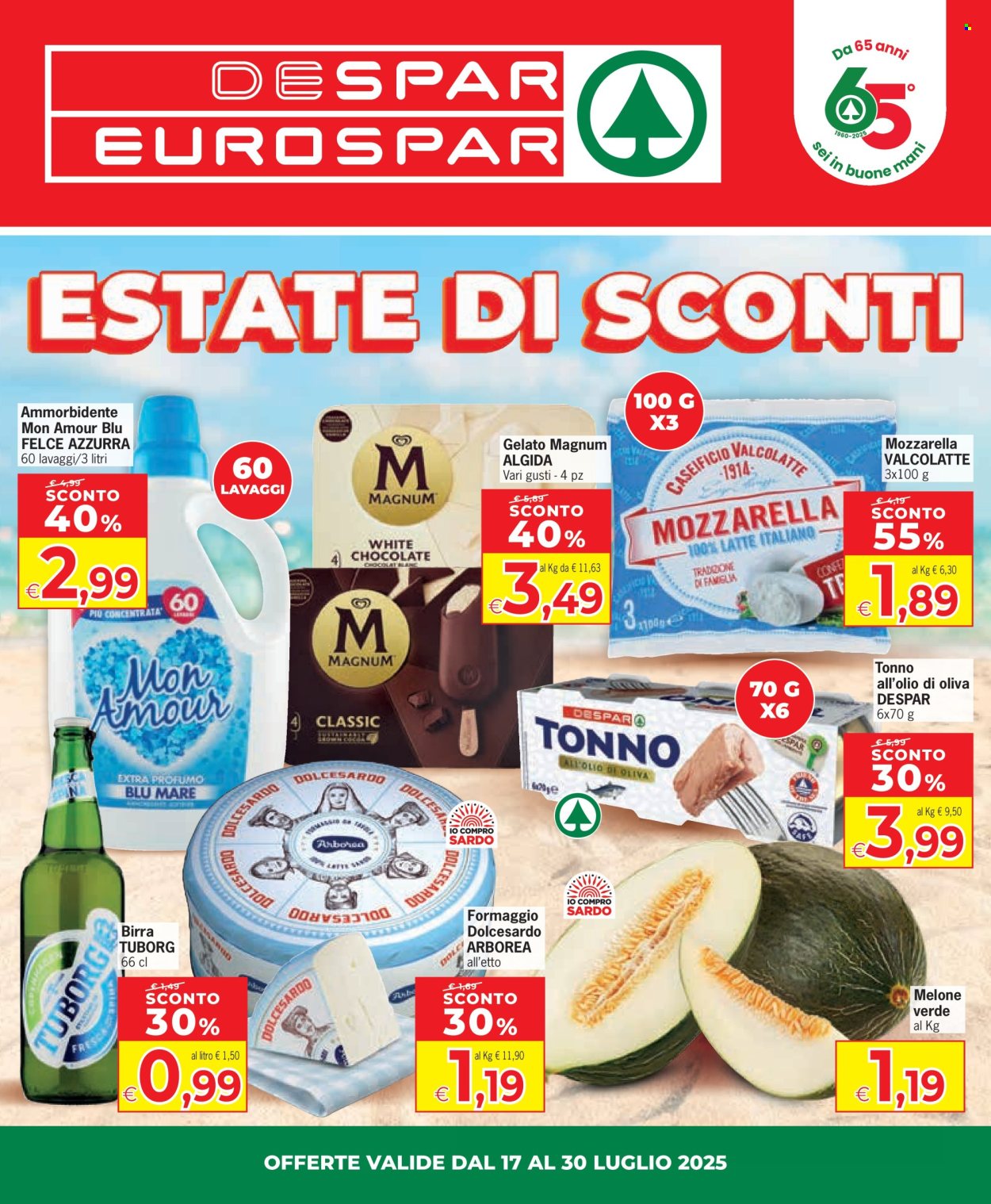 Volantino Despar - 17/7/2025 - 30/7/2025. Pagina 1