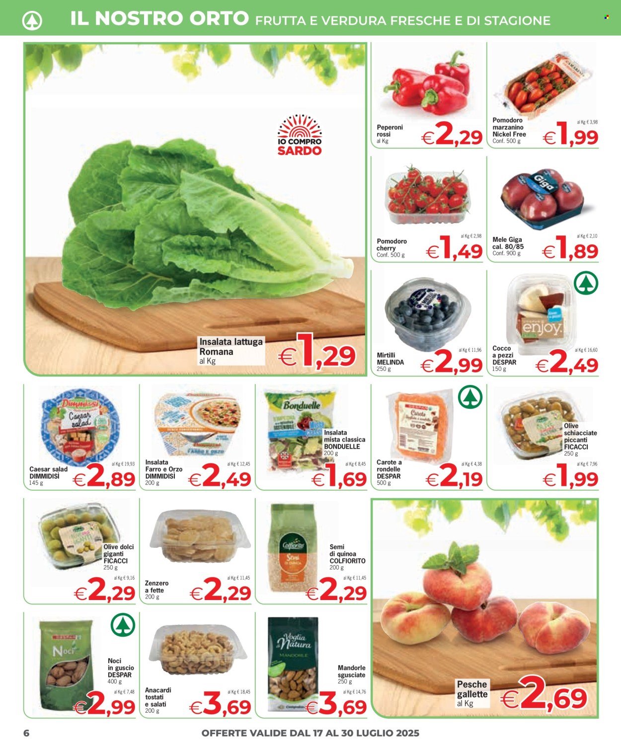 Volantino Despar - 17/7/2025 - 30/7/2025. Pagina 6