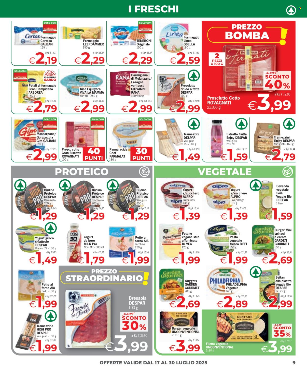 Volantino Despar - 17/7/2025 - 30/7/2025. Pagina 9
