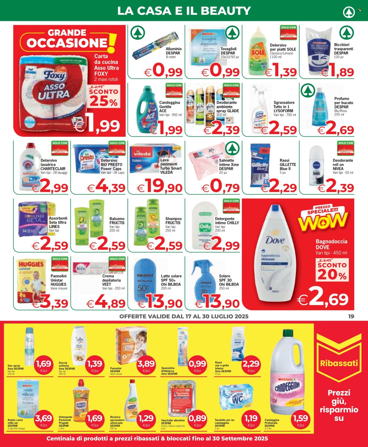 Volantino Despar - 17/7/2025 - 30/7/2025. Pagina 19