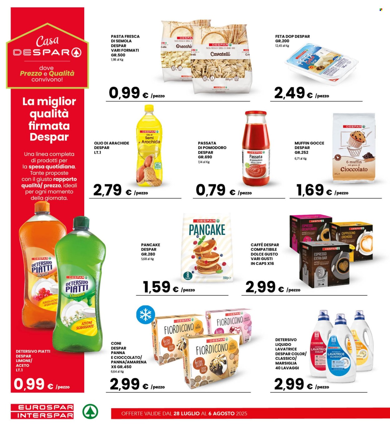 Volantino Eurospar - 28/7/2025 - 6/8/2025. Pagina 18