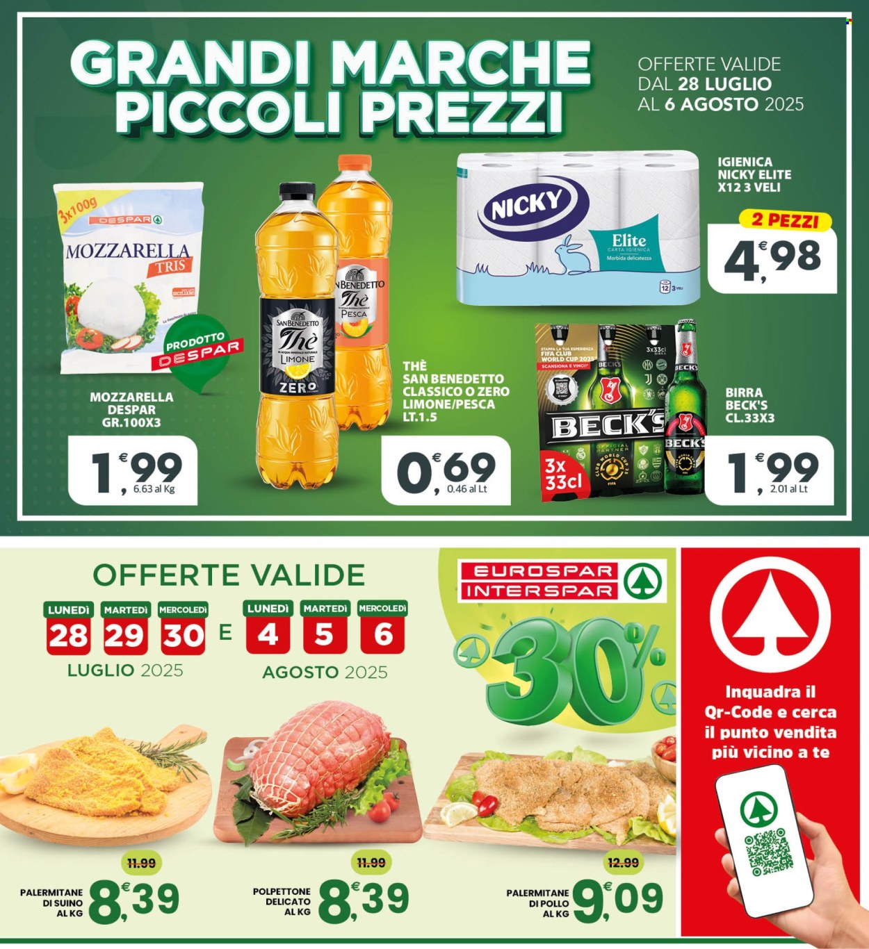 Volantino Eurospar - 28/7/2025 - 6/8/2025. Pagina 25