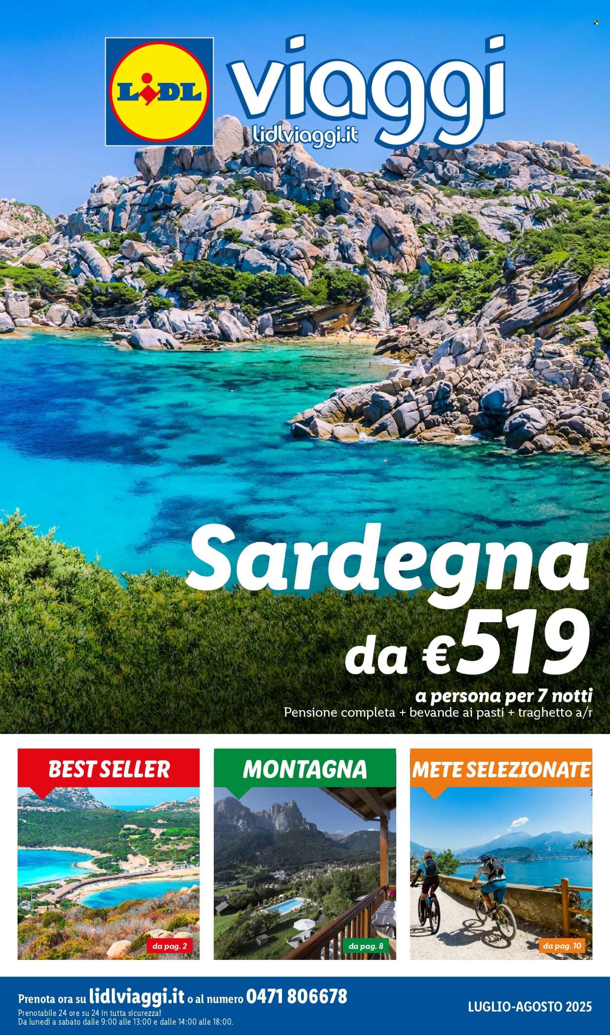 Volantino Lidl - 1/7/2025 - 31/8/2025. Pagina 1