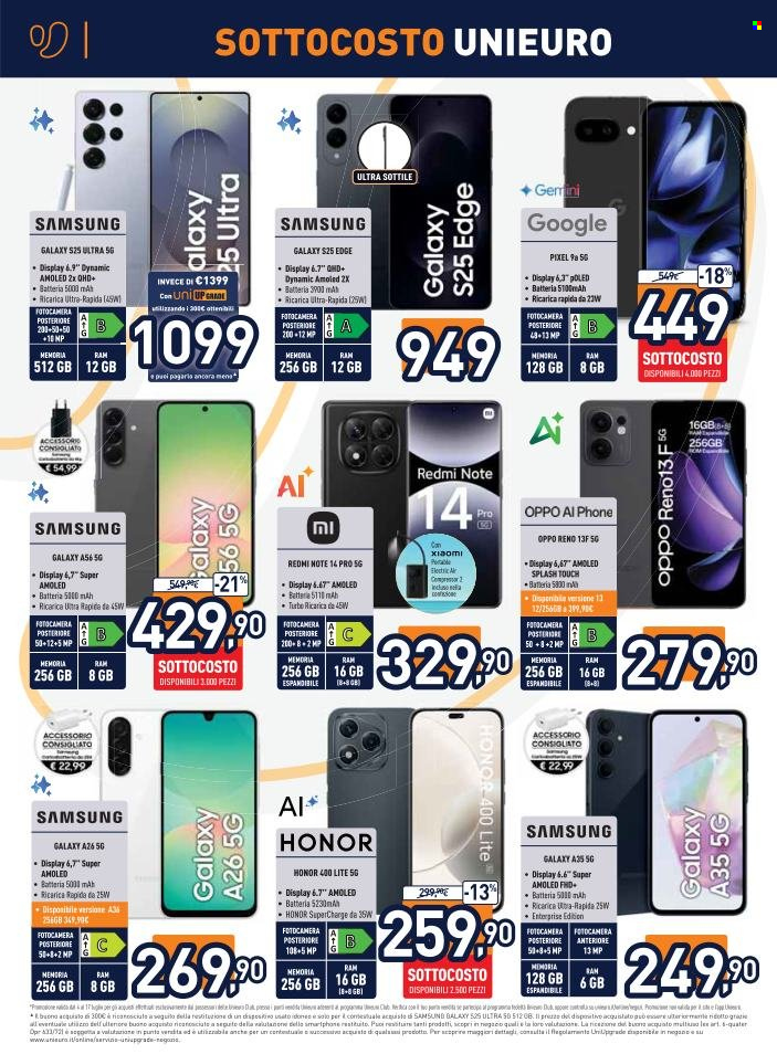 Volantino Unieuro - 18/7/2025 - 31/7/2025. Pagina 6