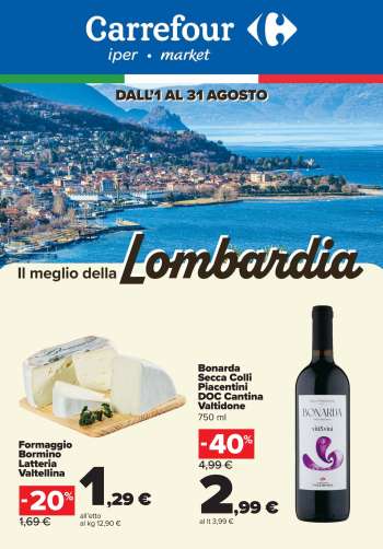 Volantino Carrefour - 1/8/2025 - 31/8/2025.