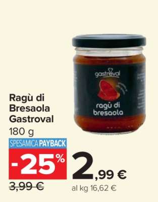 Ragù di Bresaola Gastroval