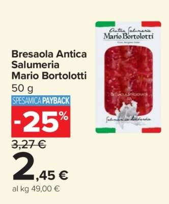 Bresaola Antica Salumeria Mario Bortolotti