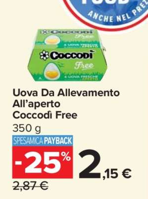Uova Da Allevamento All’aperto Coccodì Free