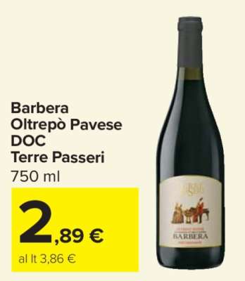 Barbera Oltrepò Pavese DOC Terre Passeri