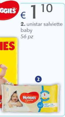 Huggies unistar salviette baby