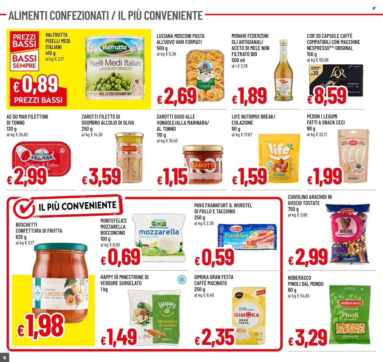 Volantino Famila - 31/7/2025 - 10/8/2025. Pagina 16