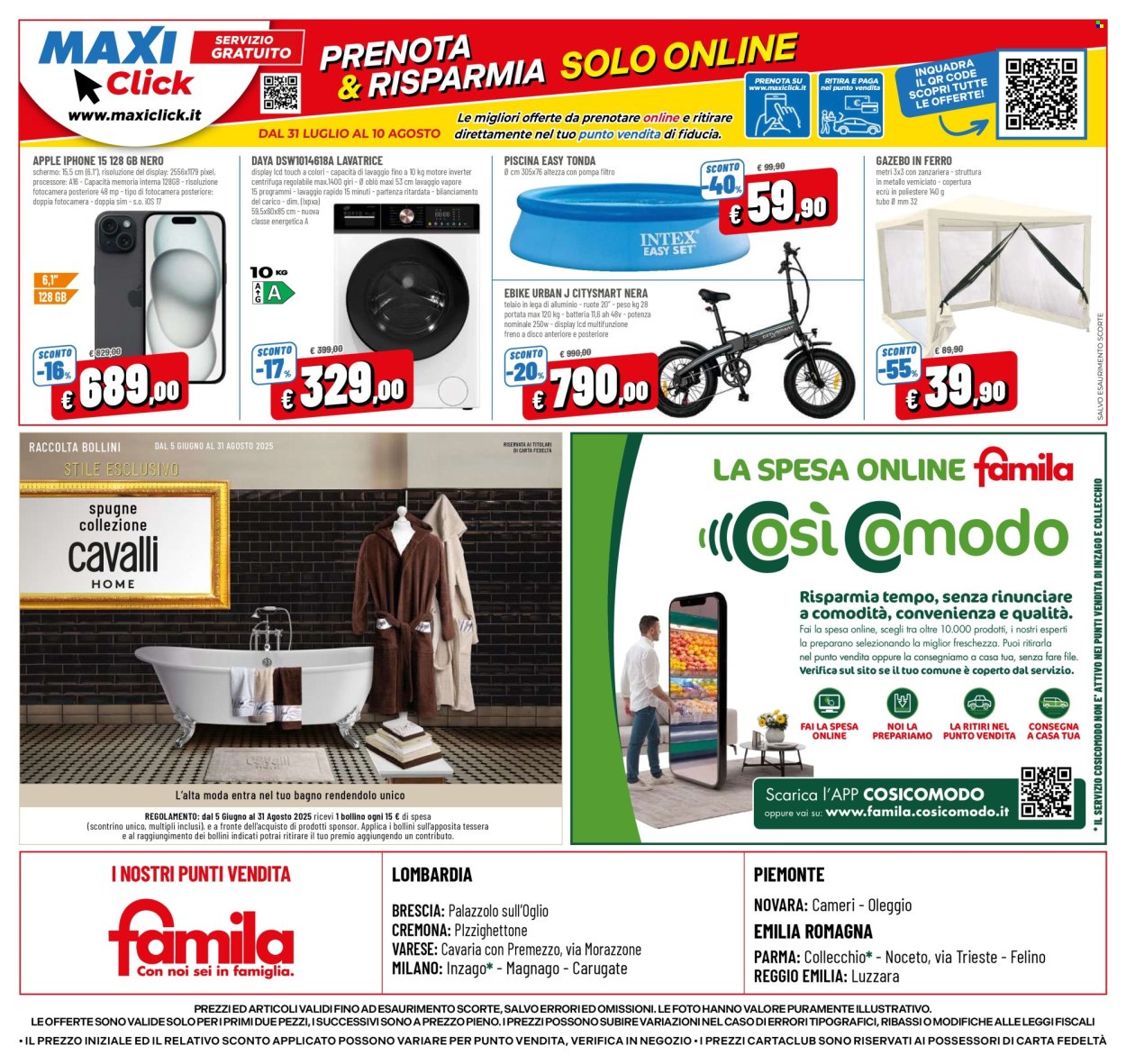 Volantino Famila - 31/7/2025 - 10/8/2025. Pagina 24