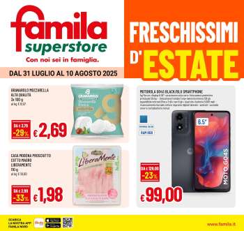 Volantino Famila - 31/7/2025 - 10/8/2025.