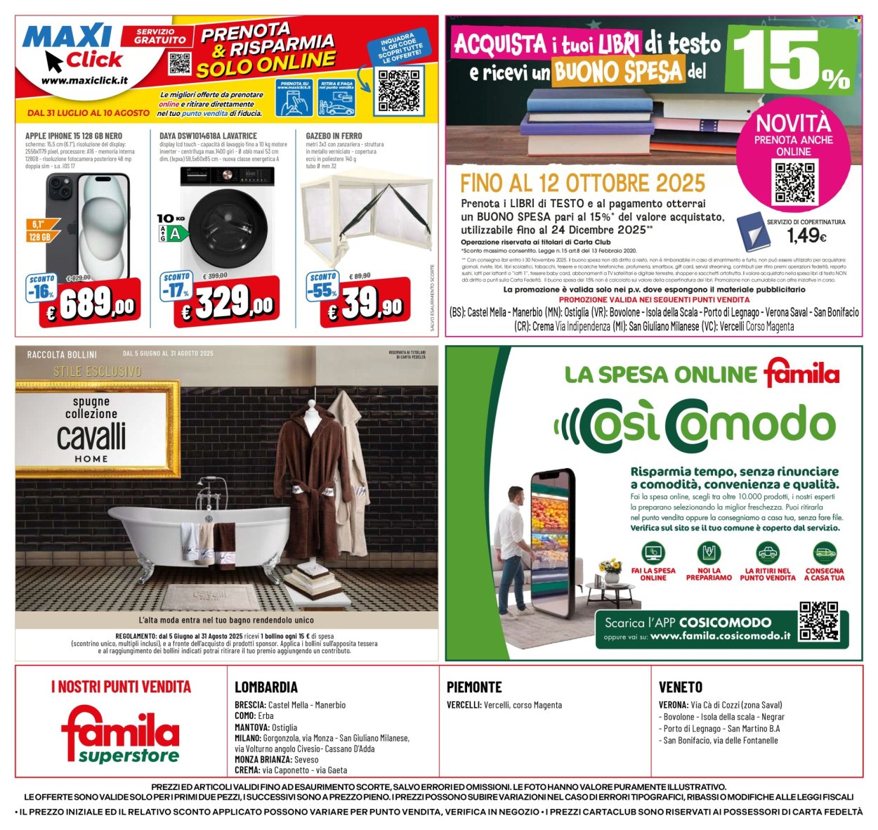 Volantino Famila - 31/7/2025 - 10/8/2025. Pagina 24