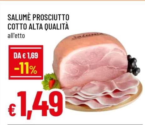 SALUMÈ PROSCIUTTO COTTO ALTA QUALITÀ