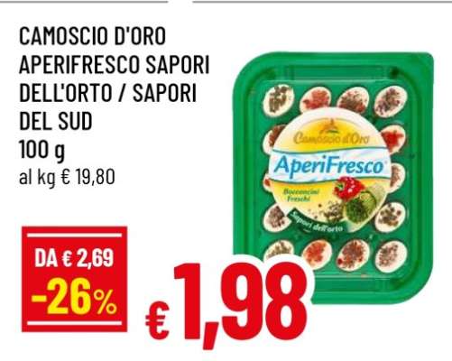 Camoscio D'Oro Aperifresco Sapori Dell'Orto / Sapori Del Sud