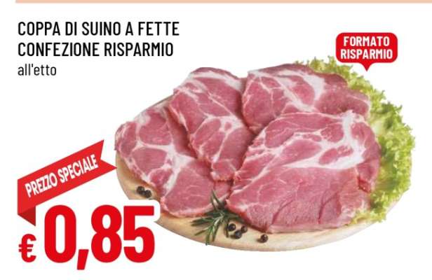 COPPA DI SUINO A FETTE CONFEZIONE RISPARMIO