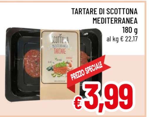 TARTARE DI SCOTTONA MEDITERRANEA
