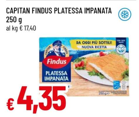 CAPITAN FINDUS PLATESSA IMPANATA