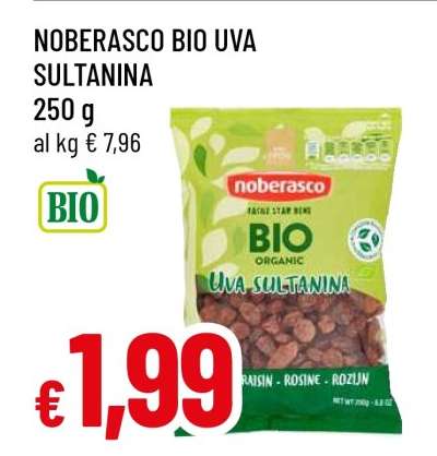 Noberasco Bio Uva Sultanina