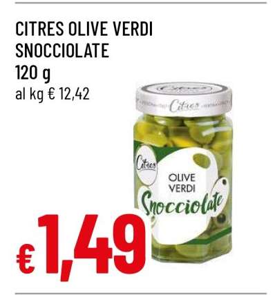 CITRES OLIVE VERDI SNOCCIOLATE
