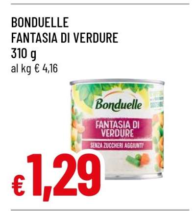 BONDUELLE FANTASIA DI VERDURE
