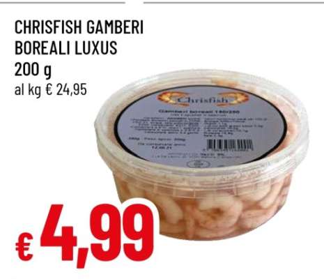 CHRISFISH GAMBERI BOREALI LUXUS