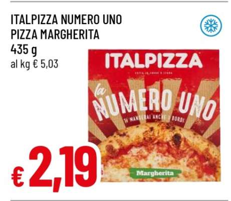 ITALPIZZA NUMERO UNO PIZZA MARGHERITA