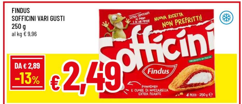 FINDUS Sofficini vari gusti