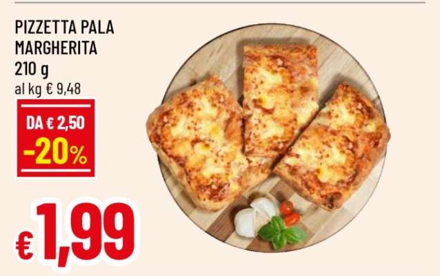 PIZZETTA PALA MARGHERITA