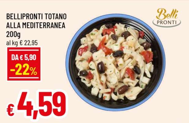 BELLIPRONTI TOTANO ALLA MEDITERRANEA