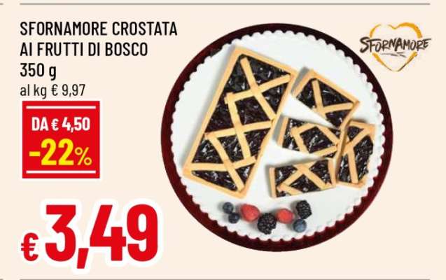 Sfornamore Crostata ai Frutti di Bosco
