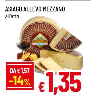 ASIAGO ALLEVO MEZZANO
