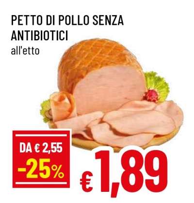 PETTO DI POLLO SENZA ANTIBIOTICI