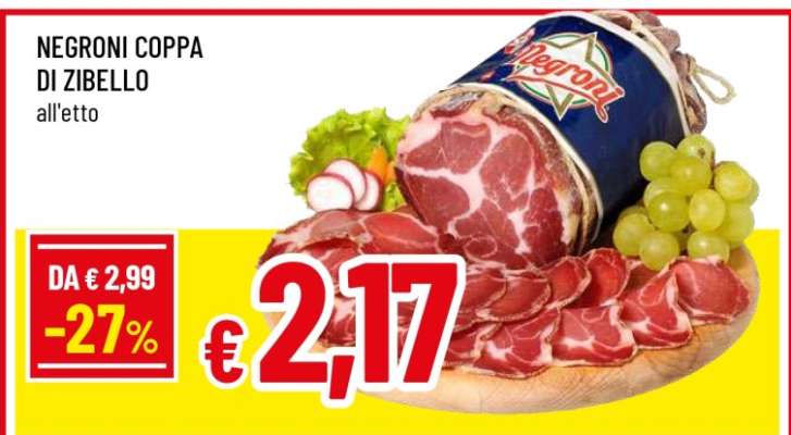 NEGRONI COPPA DI ZIBELLO