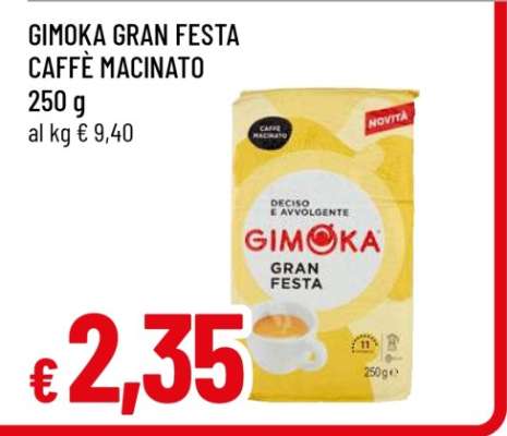 GIMOKA GRAN FESTA CAFFÈ MACINATO