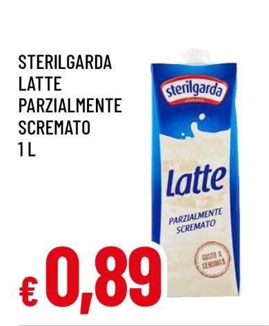 STERILGARDA LATTE PARZIALMENTE SCREMATO 1 L