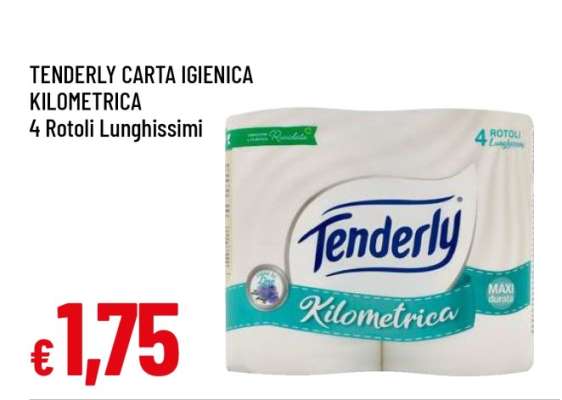 Tenderly Carta igienica Kilometrica