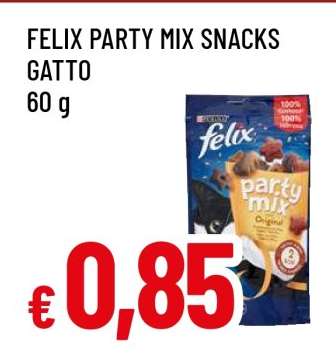 FELIX PARTY MIX SNACKS GATTO