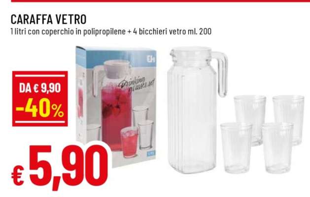 CARAFFA VETRO