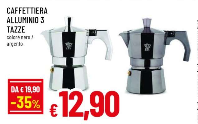 CAFFETTIERA ALLUMINIO 3 TAZZE