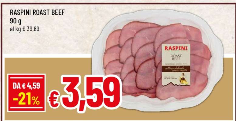RASPINI ROAST BEEF
