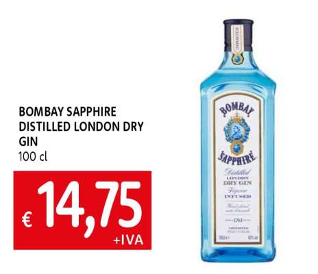 BOMBAY SAPPHIRE DISTILLED LONDON DRY GIN