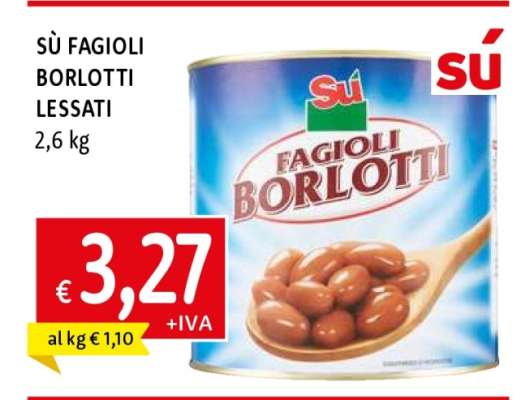 SÙ FAGIOLI BORLOTTI LESSATI